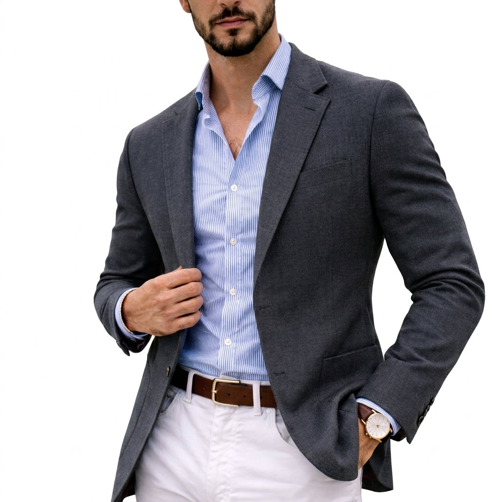 Thomas Gebreide Blazer