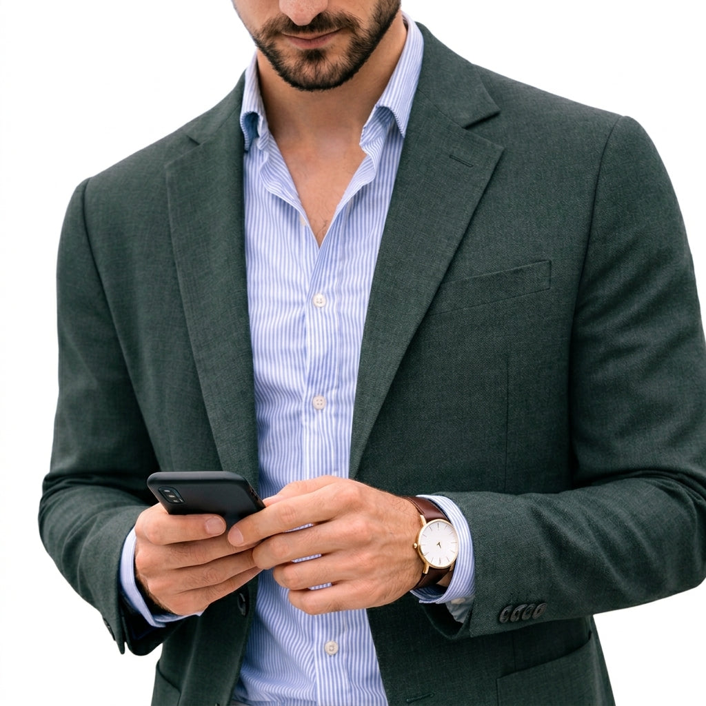 Thomas Gebreide Blazer