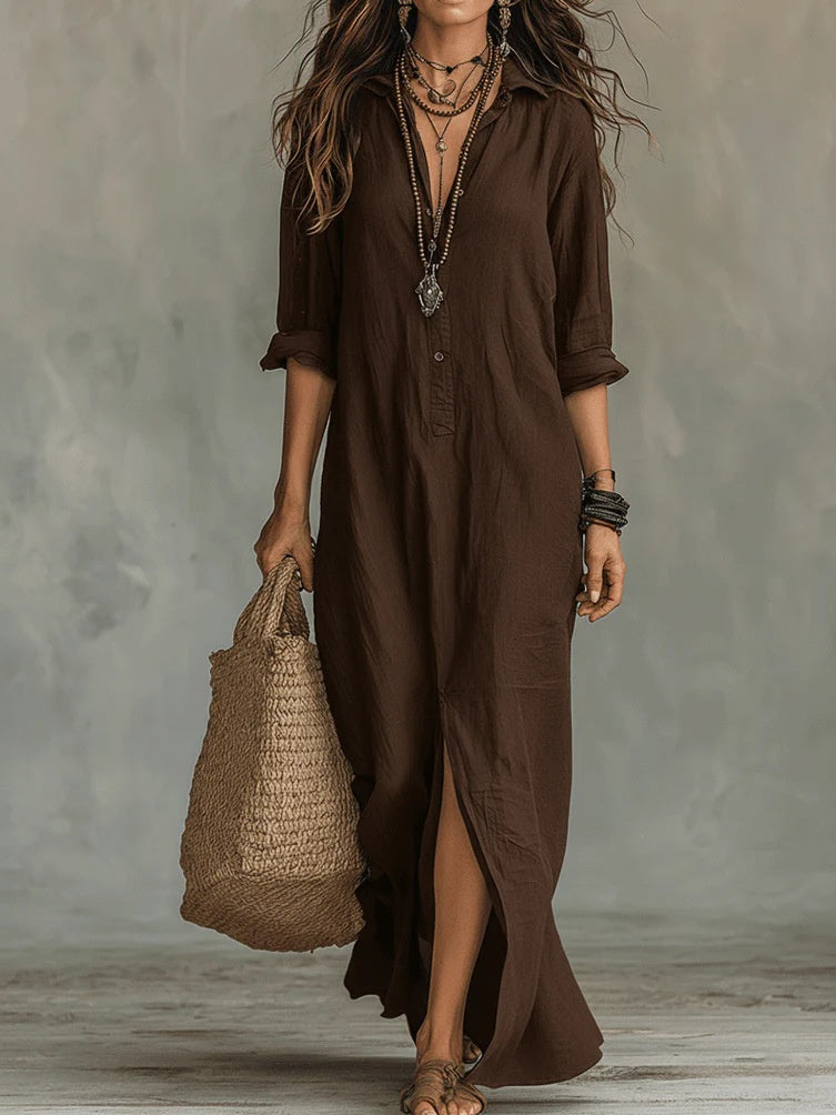 Willow Vloeiende Maxi Jurk