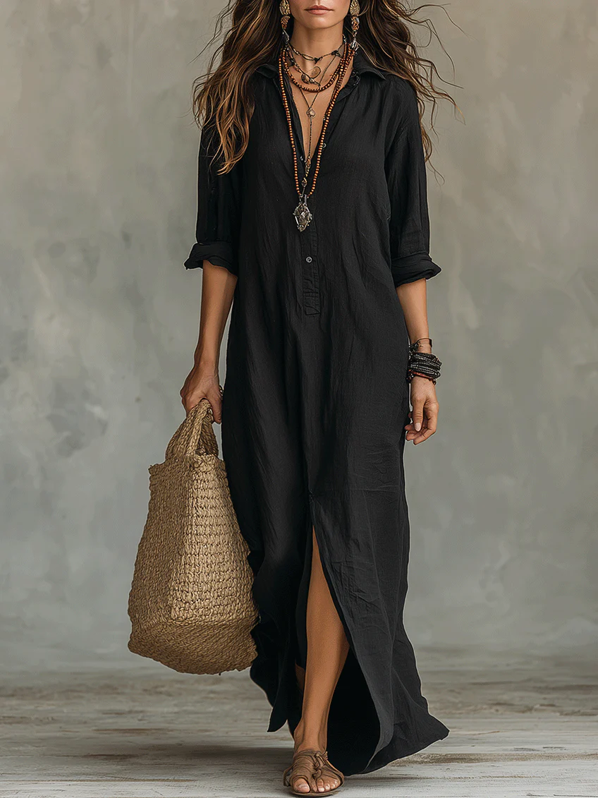 Willow Vloeiende Maxi Jurk