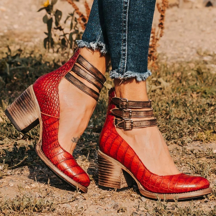 Antiqua | Dames Klassieke Hakken in Vintage Stijl