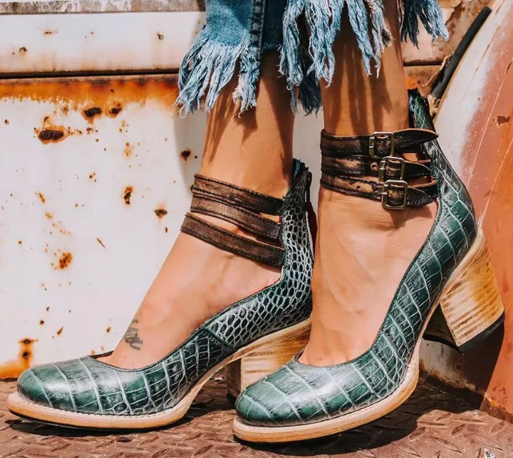 Antiqua | Dames Klassieke Hakken in Vintage Stijl