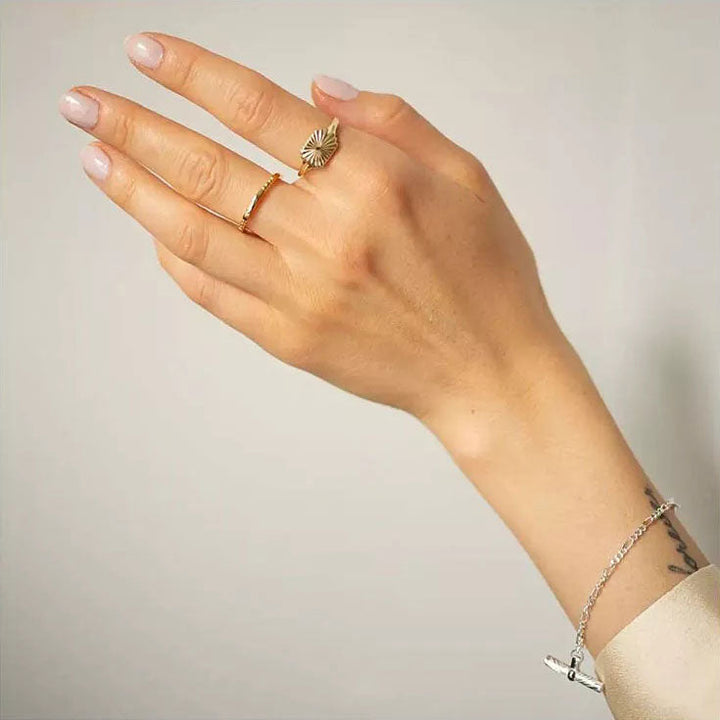 Aurizette | Ring met Zonnestraal-motief