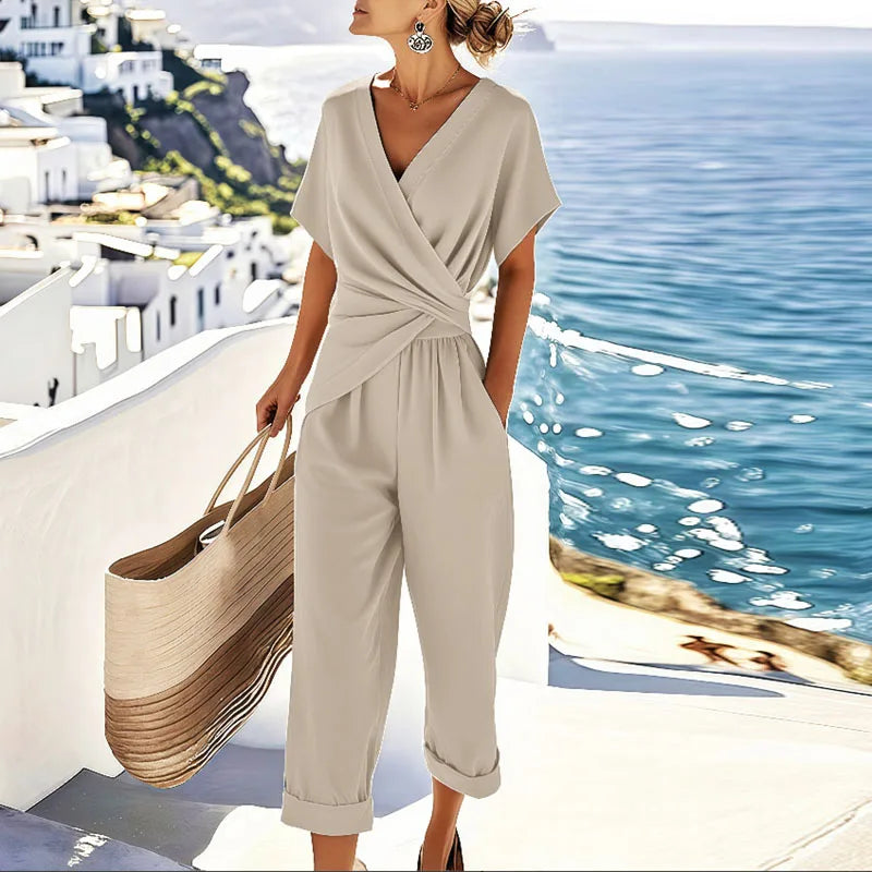 Colleen | Dames Tweedelige Set met Wikkel-top