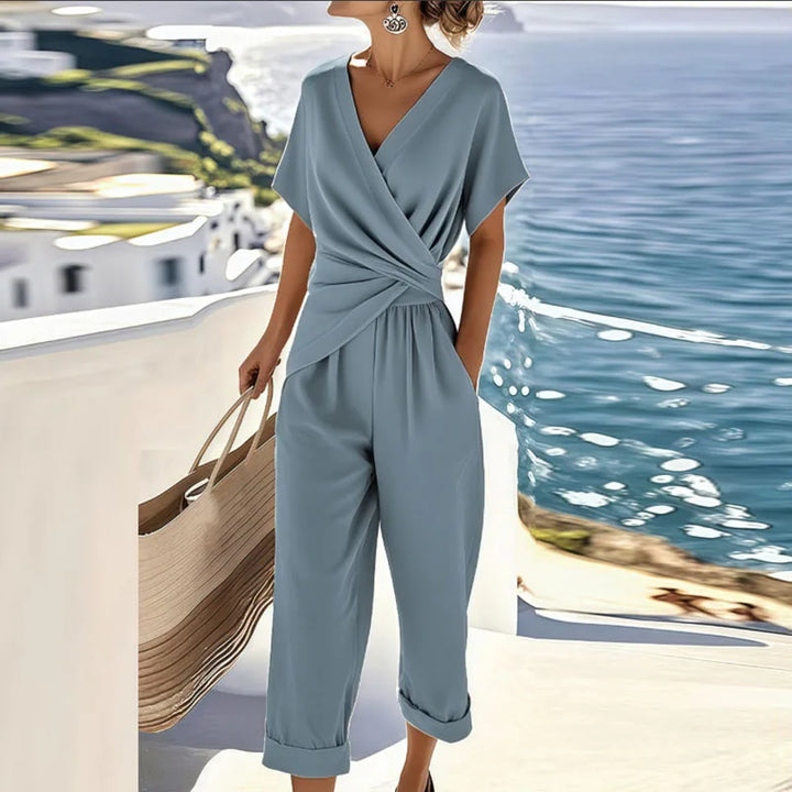 Colleen | Dames Tweedelige Set met Wikkel-top