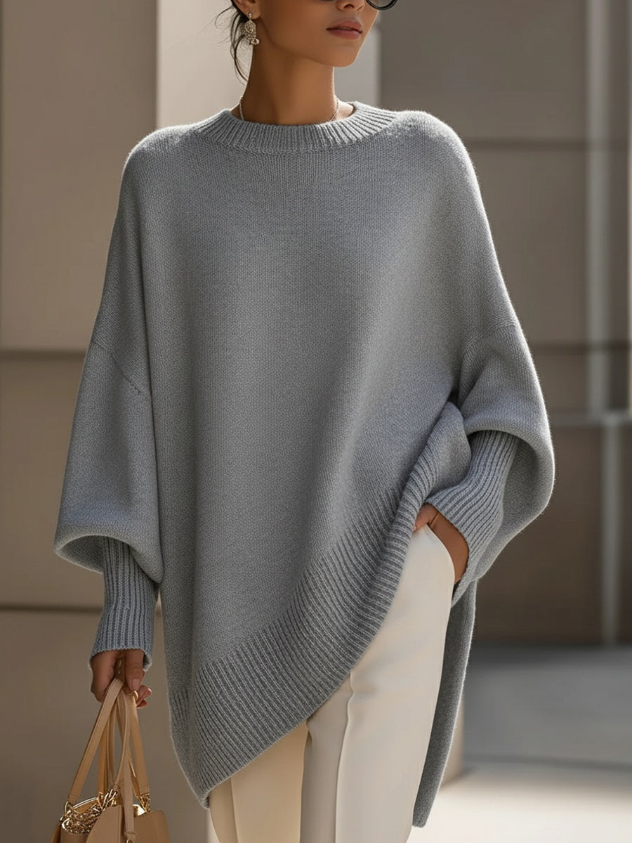 Iris | Gebreide Sweater met Vleermuismouwen voor Dames
