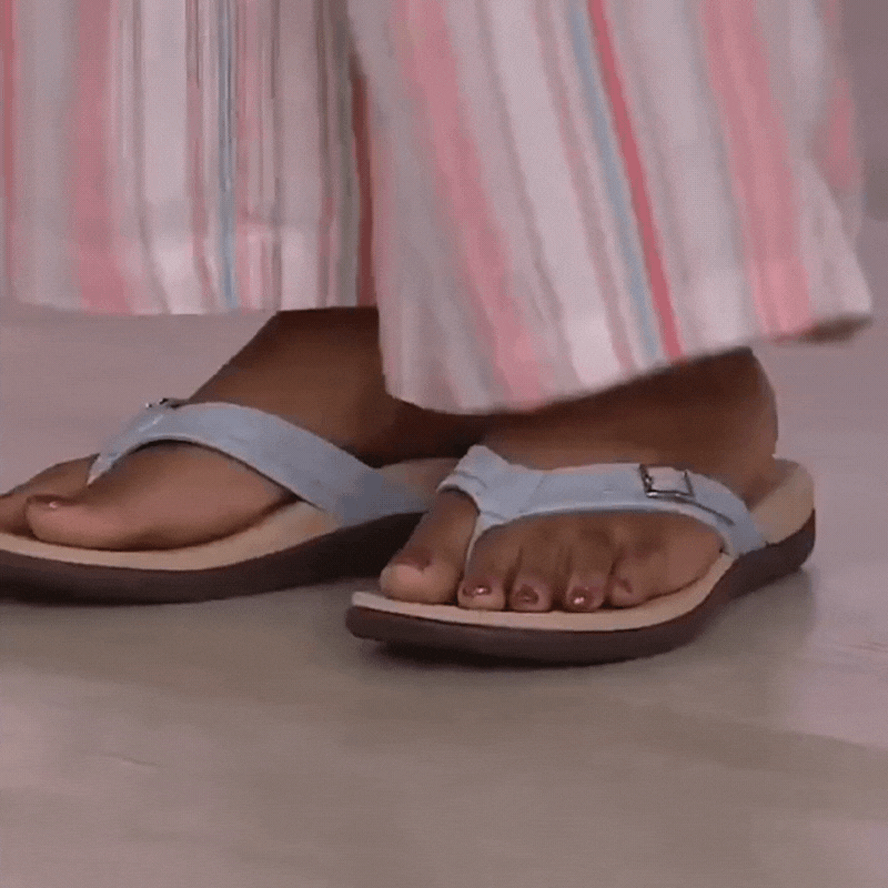 Maude | Dames Teenslippers met Dempend Voetbed