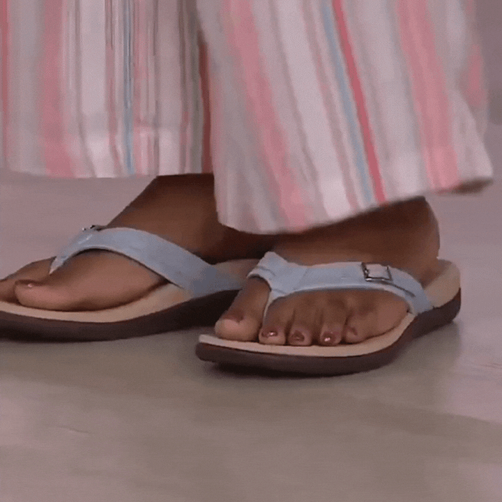 Maude | Dames Teenslippers met Dempend Voetbed