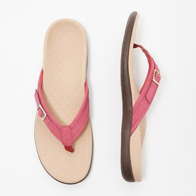 Maude | Dames Teenslippers met Dempend Voetbed