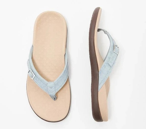 Maude | Dames Teenslippers met Dempend Voetbed