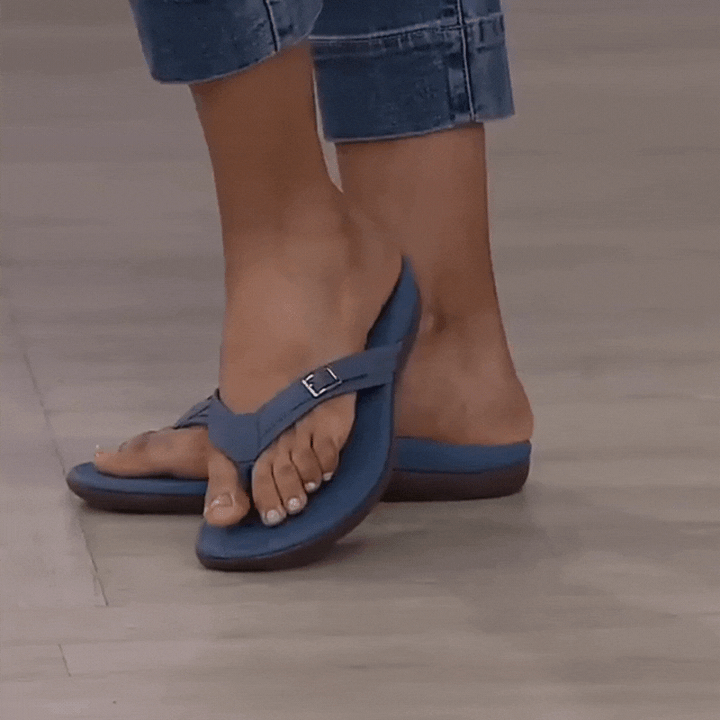 Maude | Dames Teenslippers met Dempend Voetbed
