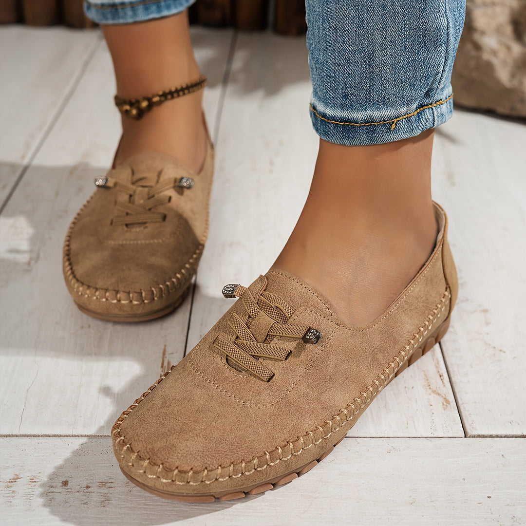 Orthelia | Dames Moccasins met Flexibele Zool