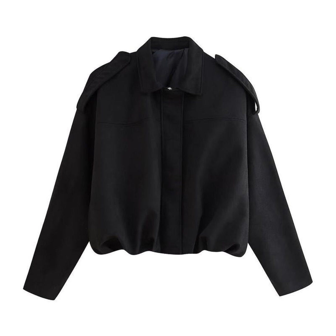 Paulien | Oversized Bomberjack met Omslagkraag voor Dames