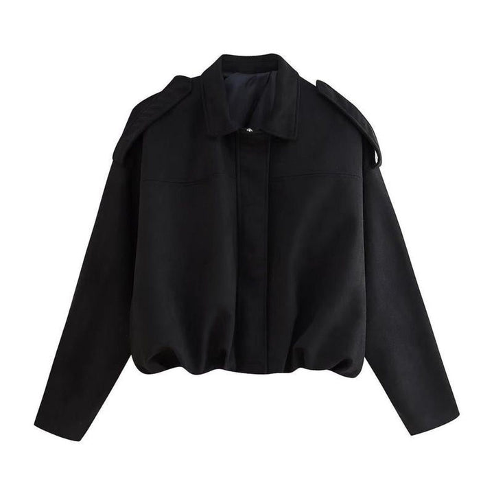Paulien | Oversized Bomberjack met Omslagkraag voor Dames