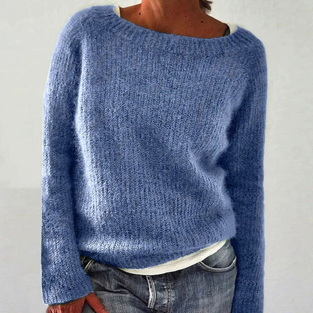 Pien | Gebreide Oversized Pullover met Zijsplitten voor Dames