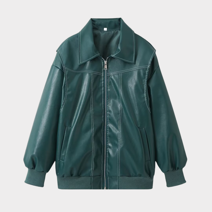 Roelofje | Oversized Bomberjack met Ribboorden voor Dames