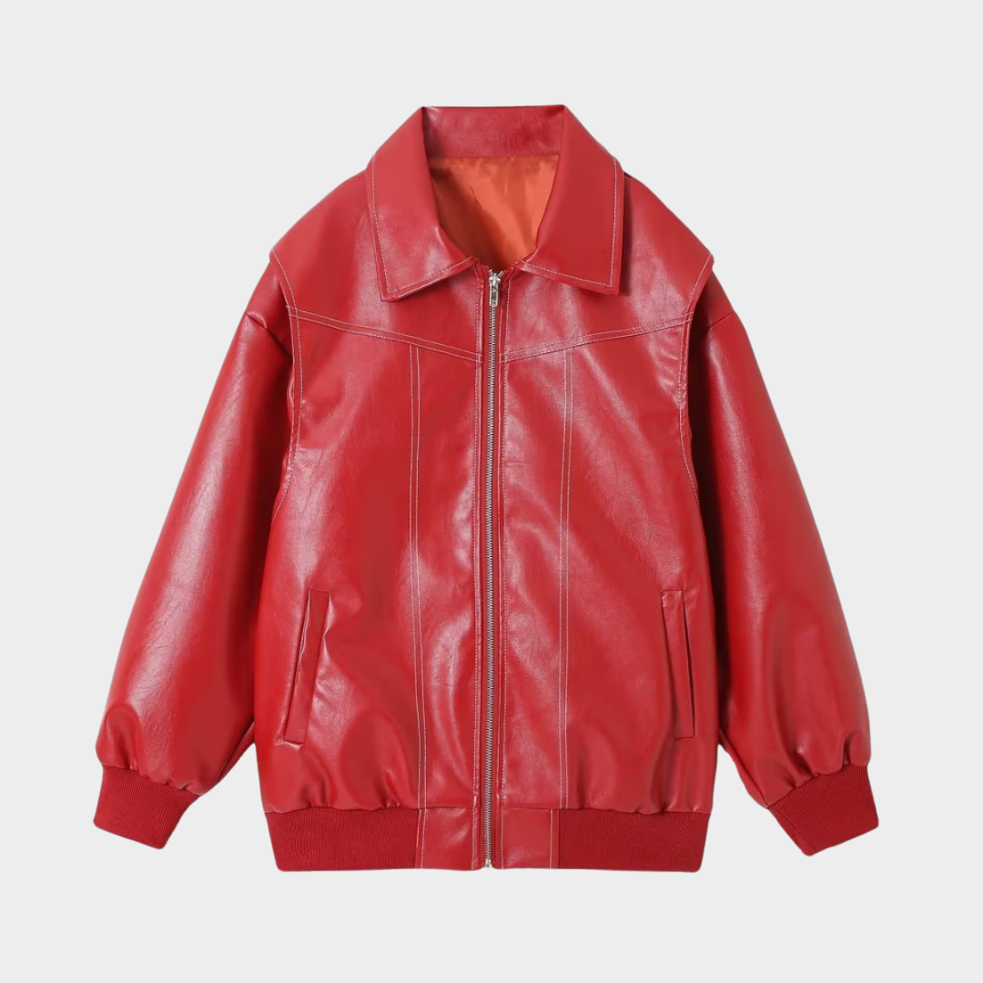 Roelofje | Oversized Bomberjack met Ribboorden voor Dames