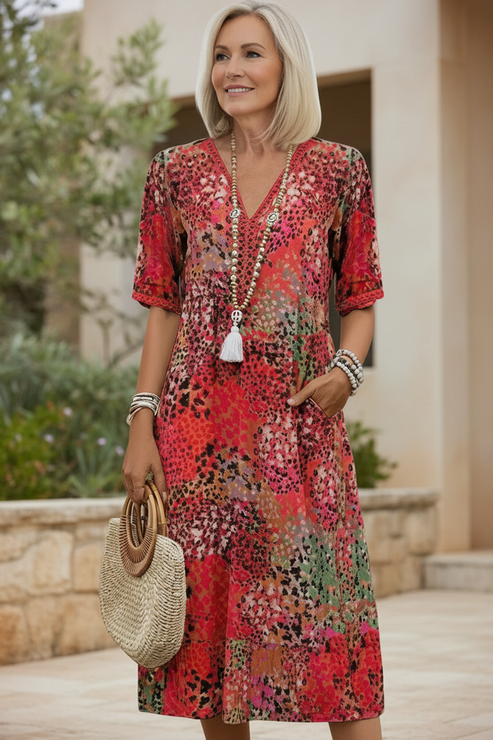 Skye | Dames Levendige Zomerjurk