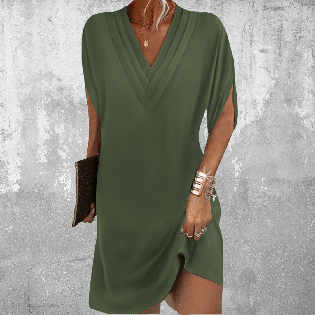 Thalia | Dames Shift Jurk die Soepel over de Taille Valt