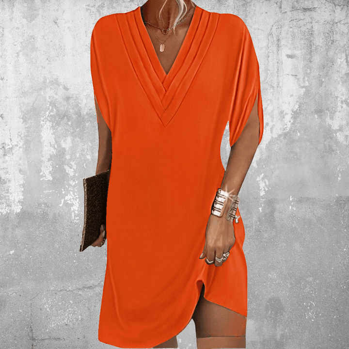 Thalia | Dames Shift Jurk die Soepel over de Taille Valt