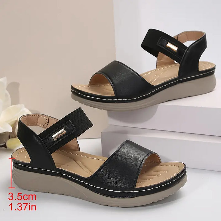 Zula | Dames Wedge Sandalen met Schokabsorberende Zool